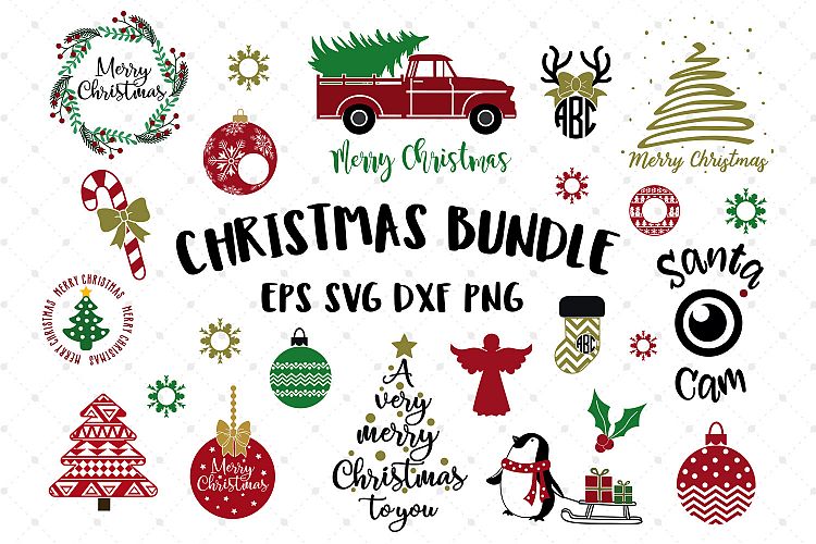 Download Christmas Bundle SVG Cut Files (36499) | Cut Files ...