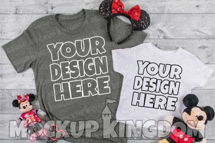 Mommy and Me Mockup, Crew Neck Mockup, Parent Child Mockup