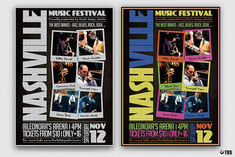Music Festival Flyer Template V12