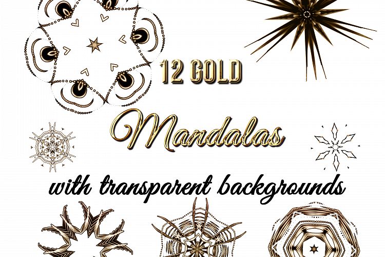 Gold Mandala Elements
