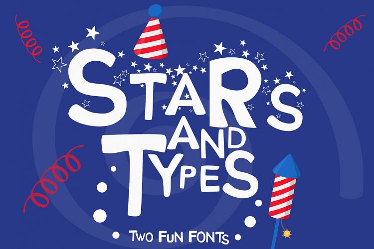 Stars and Types - 2 Fun Fonts