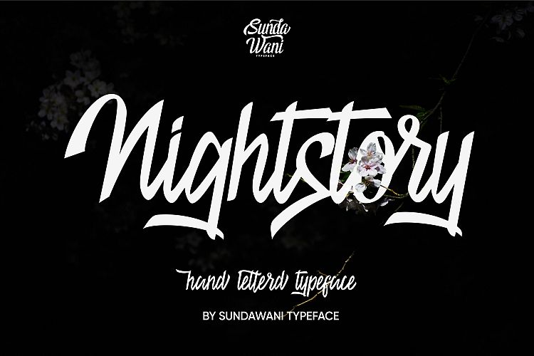 Nightstory Typeface 40% 0ff