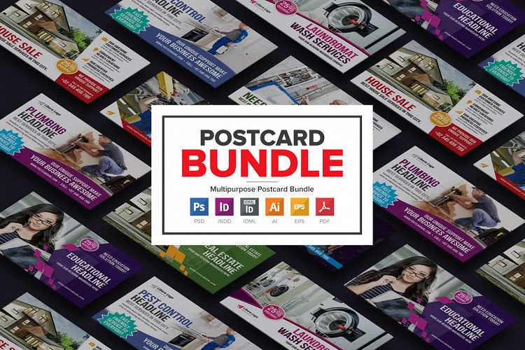 Postcard Design Bundle