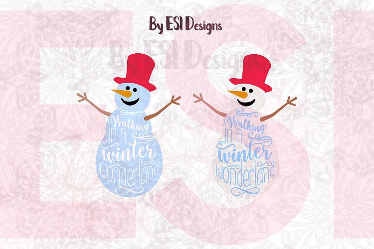 Snowman - Walking in a Winter Wonderland.