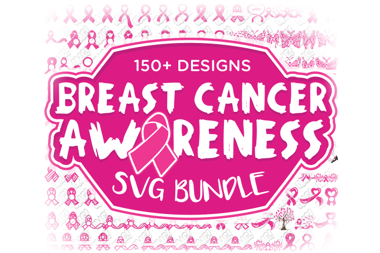 Breast Cancer Awareness SVG in SVG, DXF, PNG, EPS, JPEG