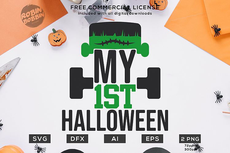 My First Halloween Design SVG DXF EPS AI PNG