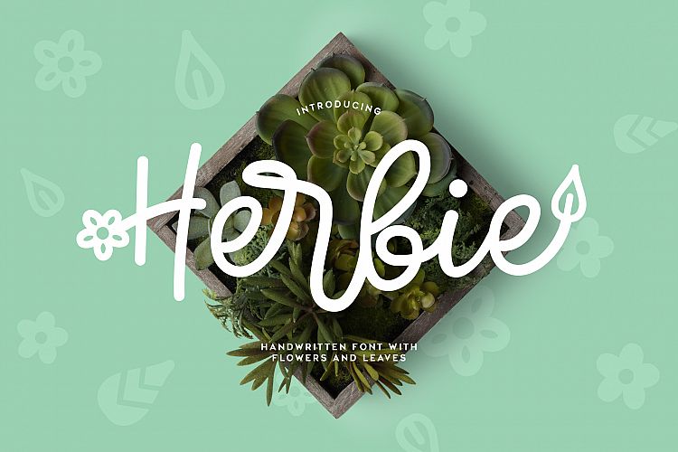 Herbie - A Flowery Font