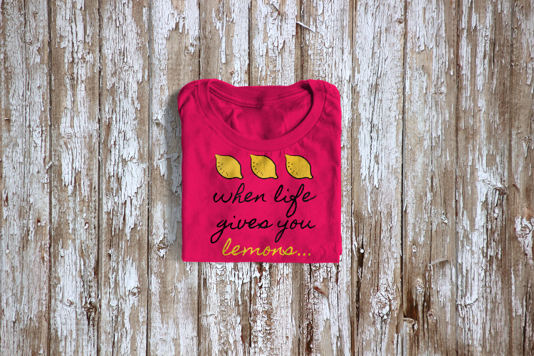 When Life Give You Lemons SVG File Cutting Template