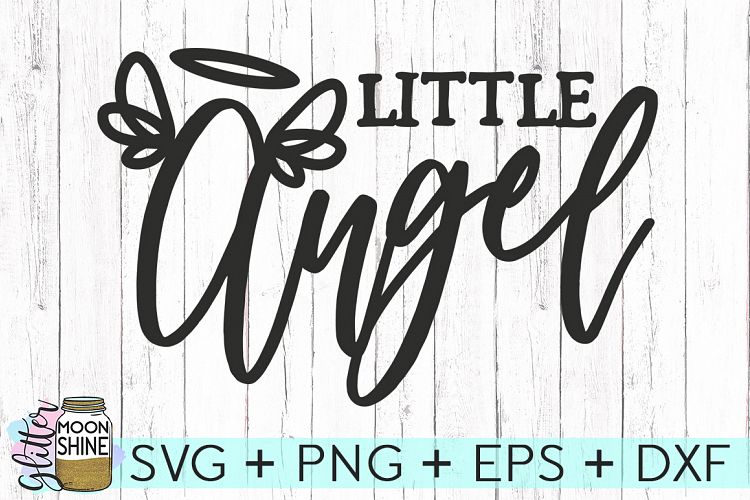 Little Angel SVG DXF PNG EPS Cutting Files