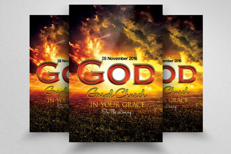 Grace Of God Church Flyer