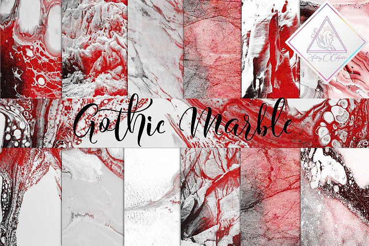 Gothic Marble Digital Paper