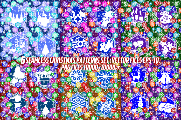 Seamless pattern on christmas theme.