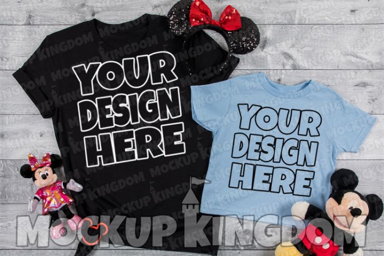 Mommy and Me Mockup, Crew Neck Mockup, Parent Child Mockup
