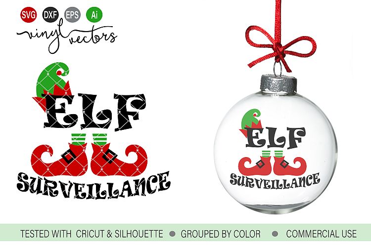 Elf Surveillance SVG DXF cut file