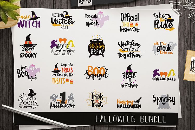 Halloween SVG bundle - Halloween cut files - Halloween decor