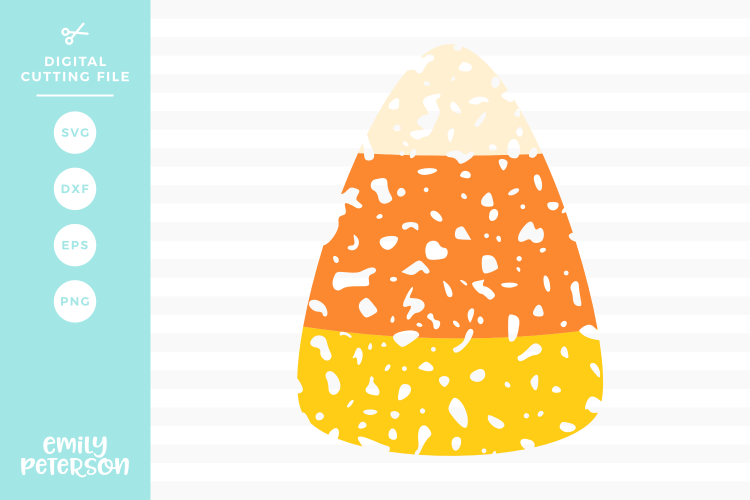 Distressed Candy Corn SVG DXF EPS PNG