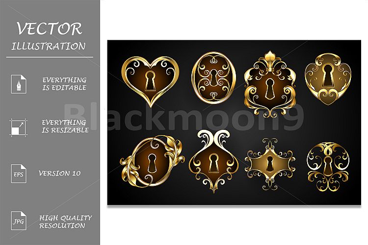 Antique Keyholes