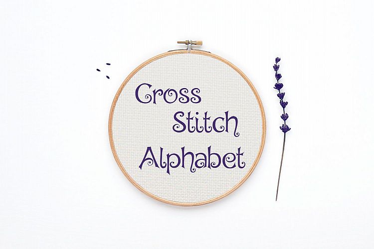 Cross Stitch Alphabet Pattern - Alph98
