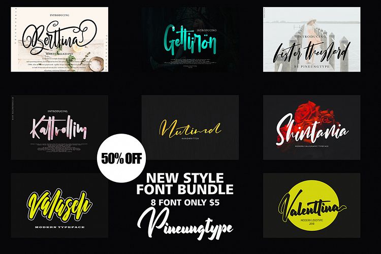 NEW STYLE FONT BUNDLE 