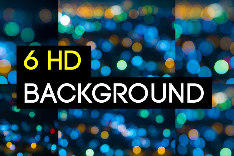 6 Bokeh Blur Background