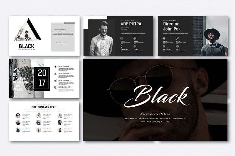 Black Creative Presentation Keynote