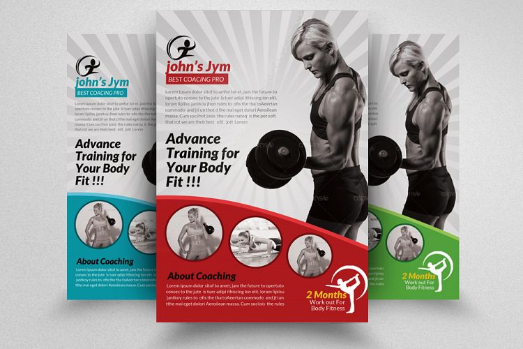 Body Fitness Flyer Template