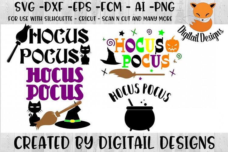 Hocus Pocus SVG Bundle for Silhouette, Cricut, Scan N Cut