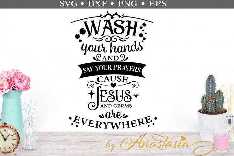 Wash Your Hands SVG Cut File