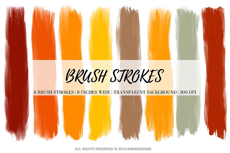Halloween Brush Strokes,Autumn Brush