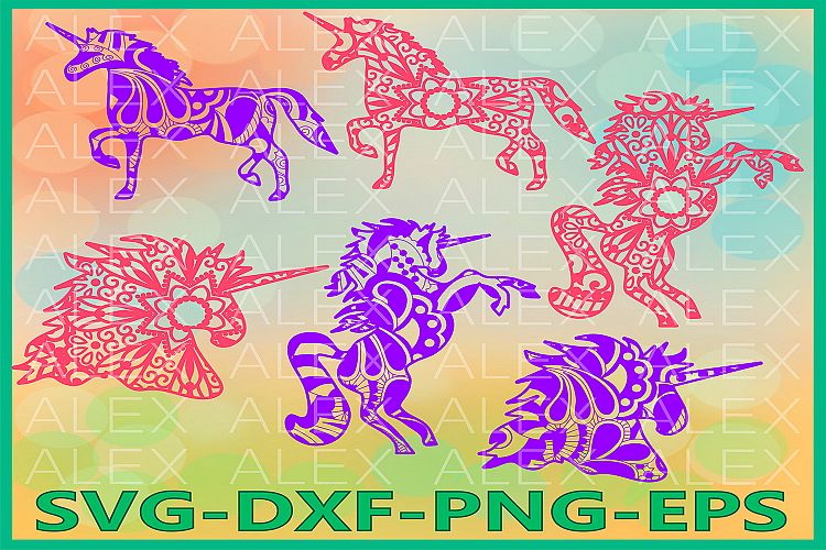 Download Unicorn SVG, Unicorn Mandala SVG, Unicorn Zentangle svg