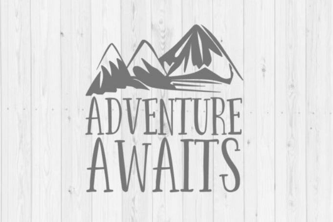Adventure awaits, mountain svg, cut file, digital download, adventure awaits svg, instant download, commercial license, commercial use, svg