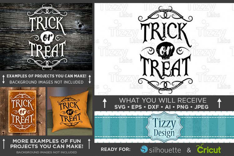 Halloween Svg files - Trick or Treat Svg File - 4036