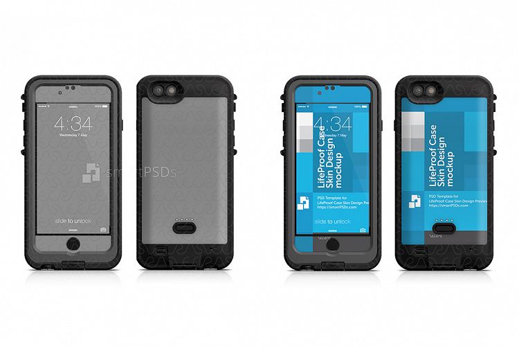 Apple iPhone 6s LifeProof FRE Power Case Skin Design Template 2015 example image 1