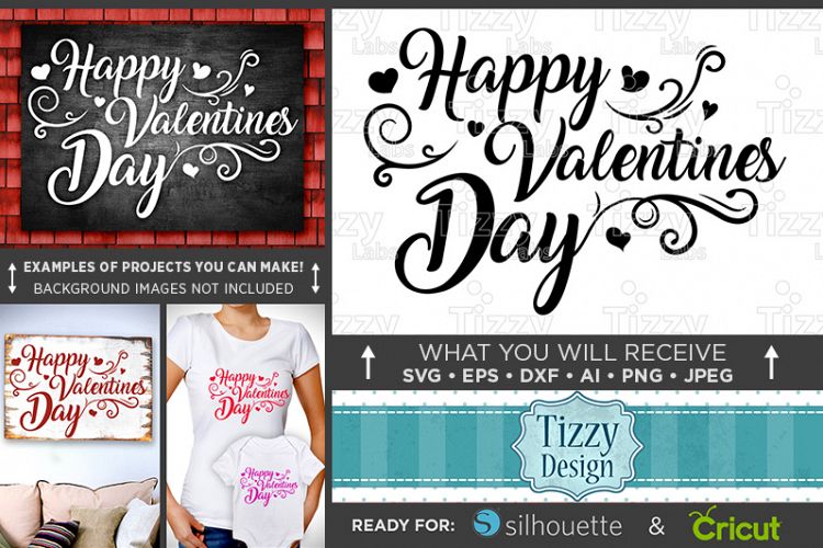 Happy Valentines Day Sign SVG - Valentines Day SVG - 1509