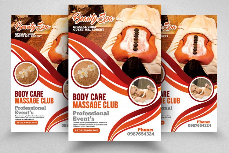 Spa   Skin Care Treatment Flyer