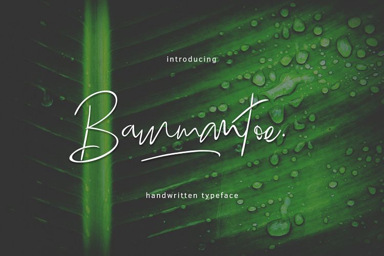 Bammantoe Typeface