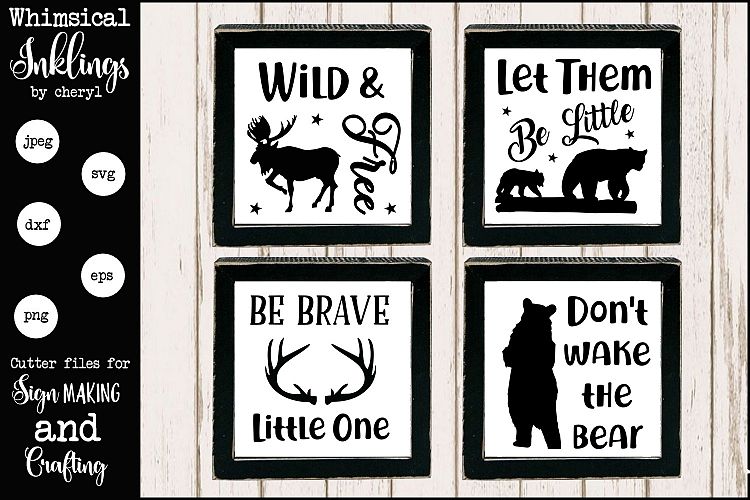 Be Brave Little One Nursery and Kids Room SVG Set