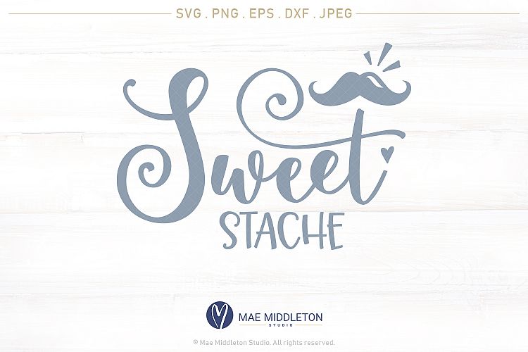 Download Sweet stache, stash jar decal, svg, printable label ...