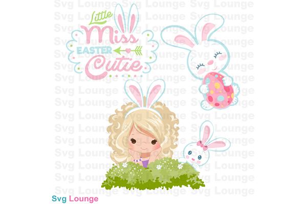 Easter Bunny SVG Cut File