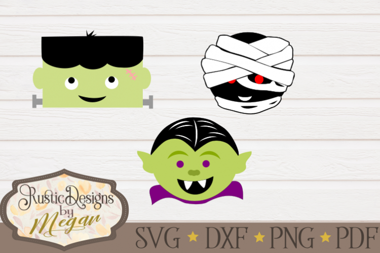 Mini Monsters svg, Halloween svg, Mummy svg, DXF