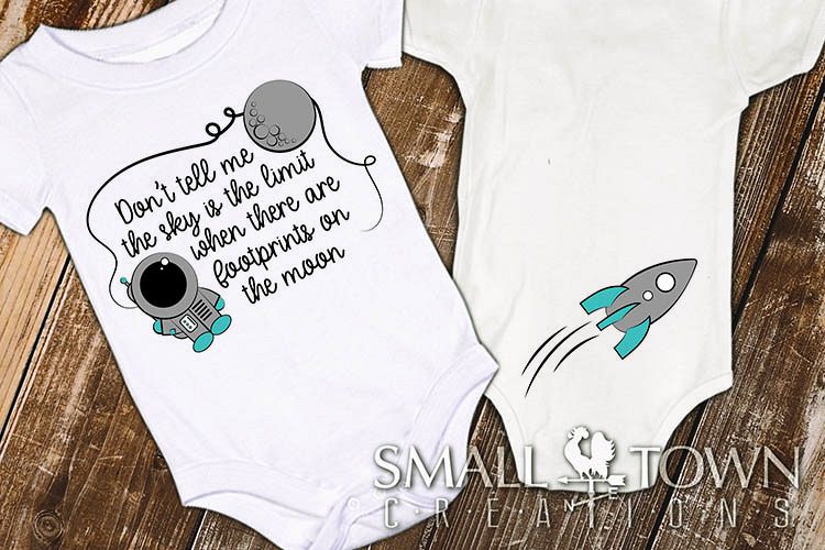 Skys not the limit, spaceman, astronaut, spaceship, baby