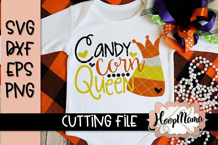 Candy Corn Queen- Halloween SVG Cutting File