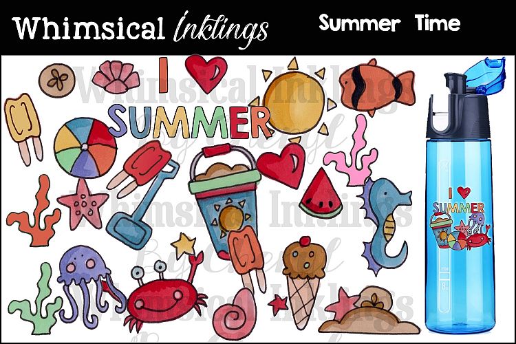Summer Time Clipart Collection