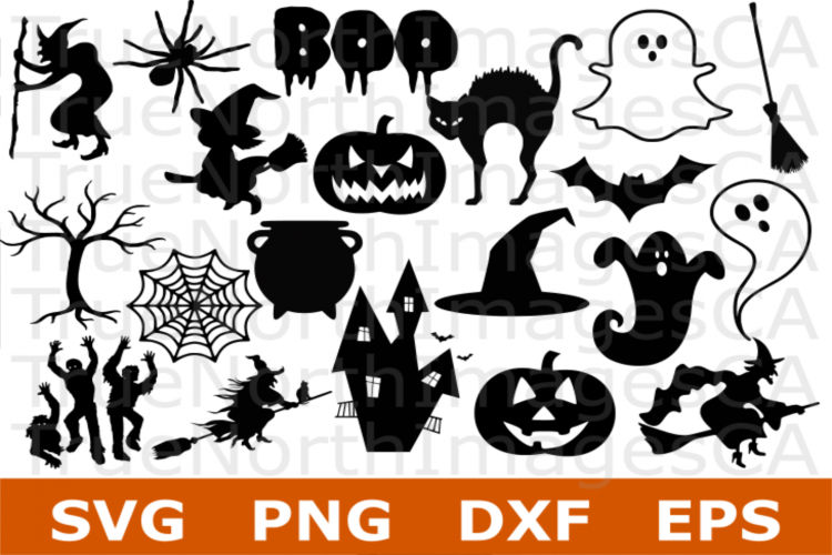Halloween Clipart Bundle - A Halloween SVG Cut File