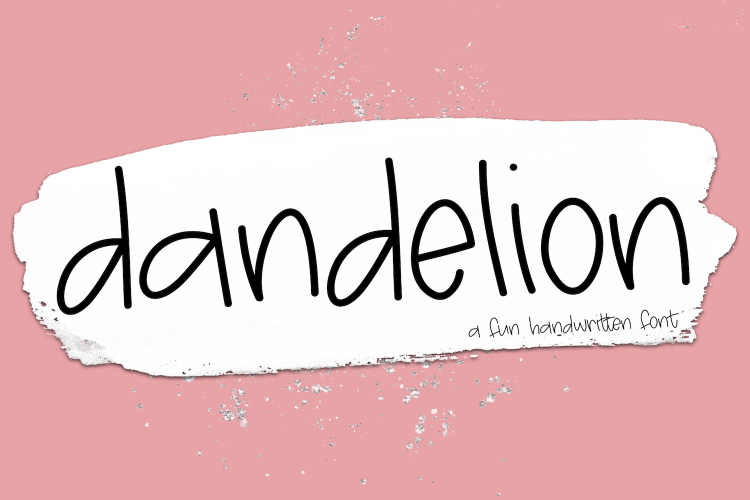 Dandelion - A Fun Handwritten Font