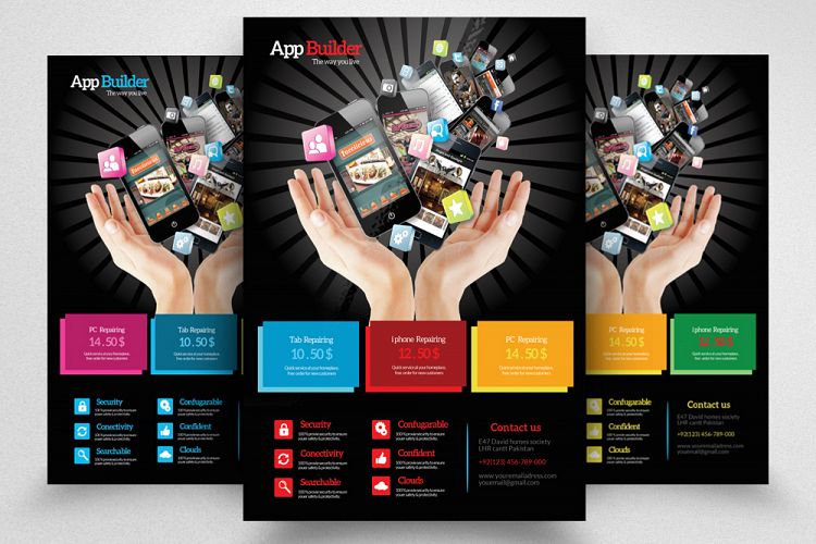 Mobile App Promotion Flyer