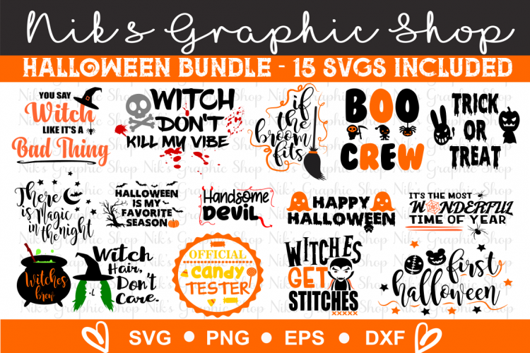 Halloween SVG, Witch SVG, Ghost SVG, Halloween Svg Bundle