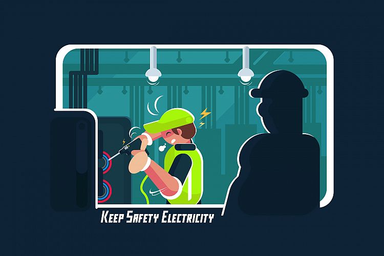 Keep Safety Electricity - Vector Acivity
