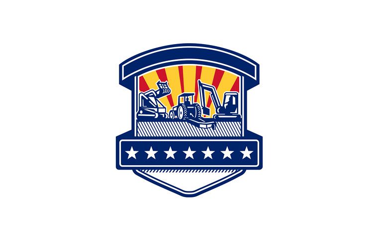 Mulcher Bush Hog and Excavation Services Badge