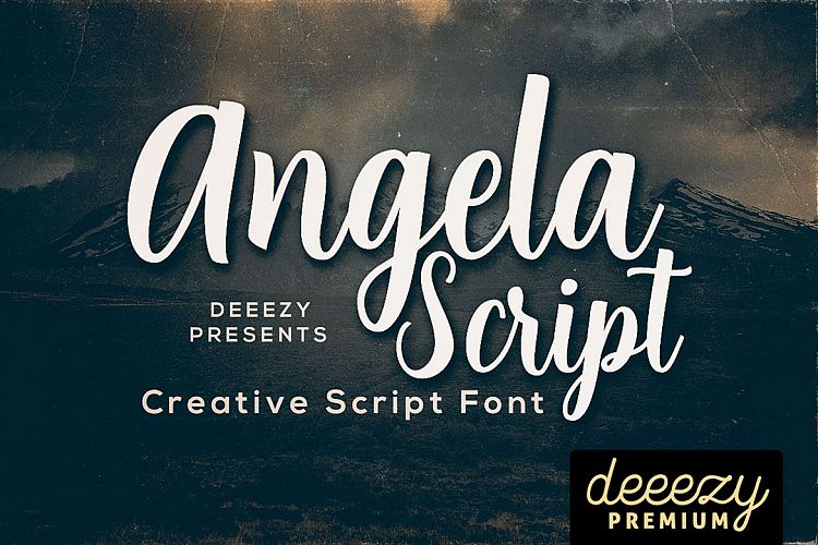 Angela Script Font